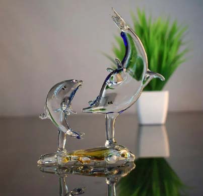 Dancing Fish Showpiece